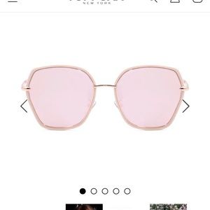 Top foxx polarized maya rose gold sunglasses. Brand new. Never worn.